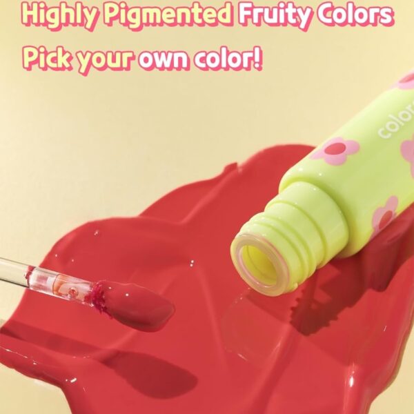 Colorgram Fruity Glass Tint [#4 Colors] (+Mini Gloss) - Image 4