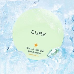 NEW💖 Cure Aqua Mild Cooling Sun Cushion SPF50+PA++++