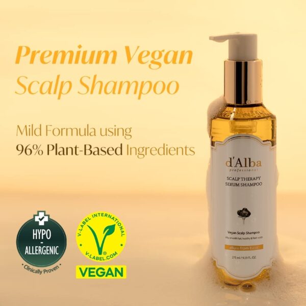 D`Alba Scalp Therapy Serum Shampoo - Image 2
