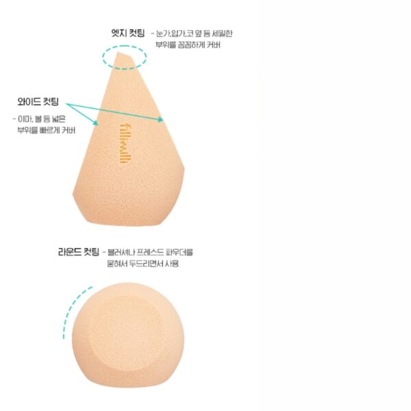 Fillimilli Multi Cover Fit Sponge (2P) - Image 3