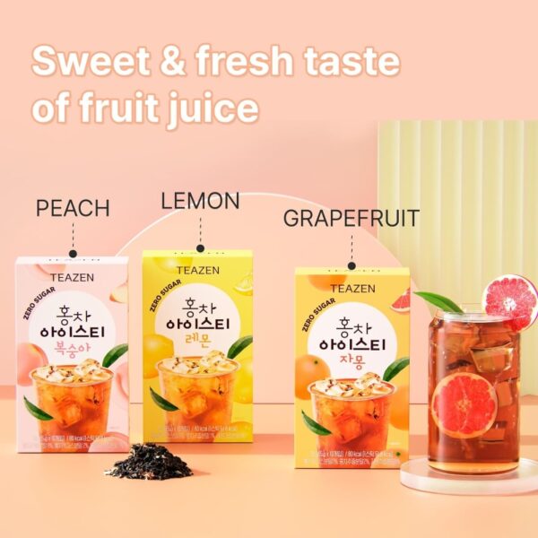 Teazen Kombucha Drink Mix [#IceTea PEACH] - Image 6