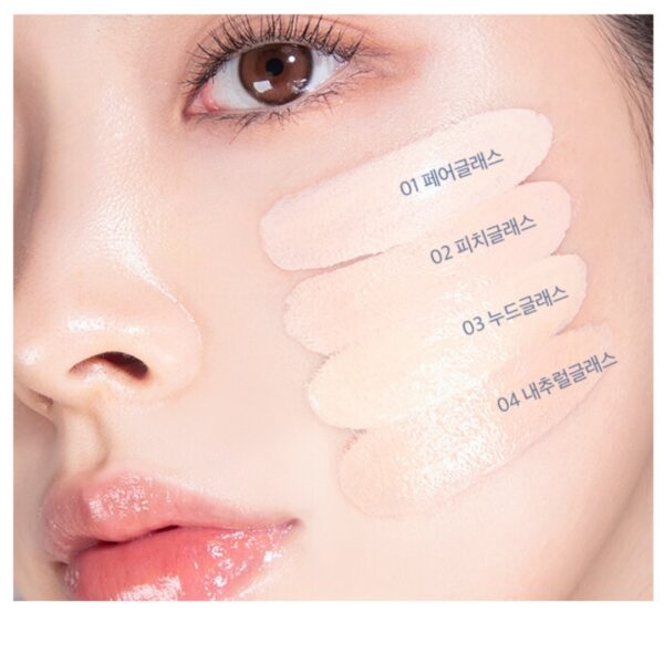 fwee Foundation Glass SPF30 PA++ [#02 Peach Glass] - Image 8