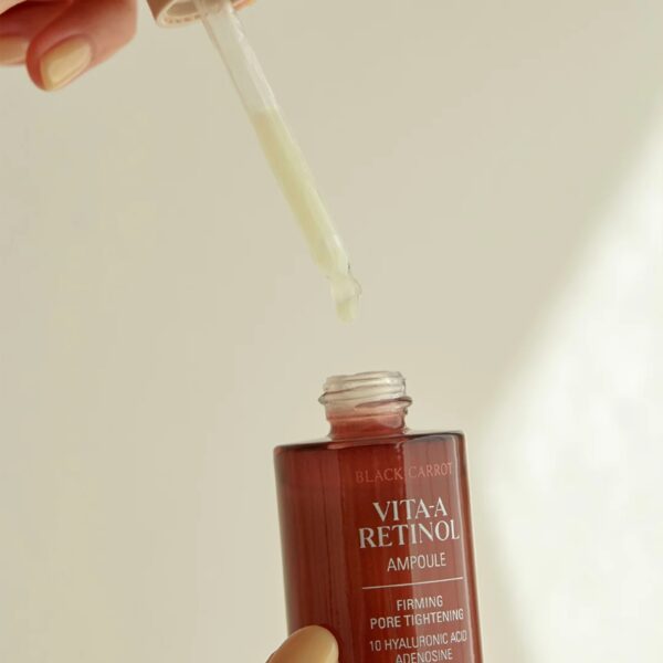 goodal Black Carrot Vita A Retinol Firming Ampoule Set (+Peony peptide Ampoule 10ml + Cream 10ml) - Image 3