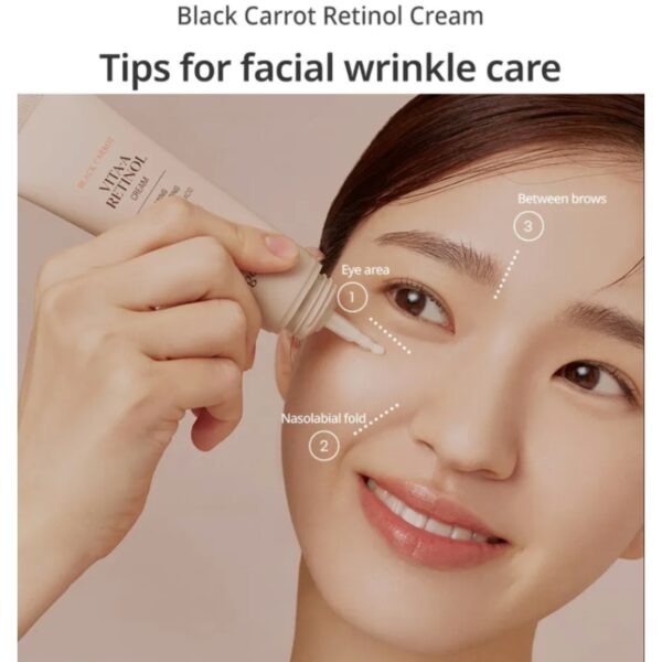 goodal Black Carrot Vita A Retinol Firming Cream (+Peony peptide Volume Cream 20ml) - Image 4