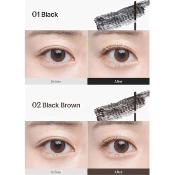 GIVERNY Milchak Sensitive Mascara 1+1 Set [#01 Black] - Image 6