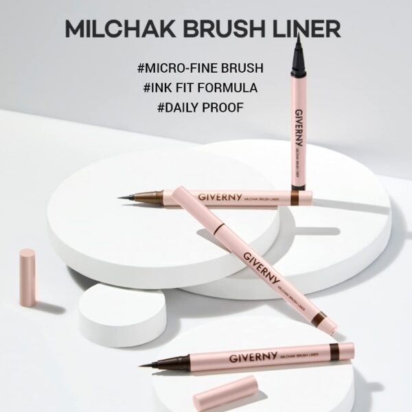 NEW💖 Giverny Milchak Brush Liner [#Black Brown] - Image 4