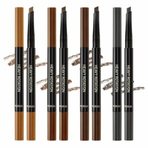 Kiss me Heavy Rotation Hard Edge Eyebrow Pencil Refill Set [#3 Colors]