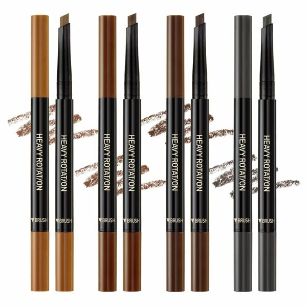 Kiss me Heavy Rotation Hard Edge Eyebrow Pencil Refill Set [#3 Colors]