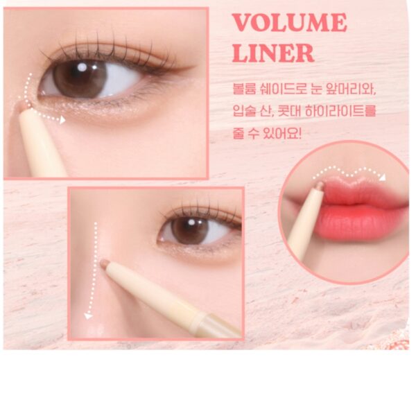 Kiss me Heroine Make Under Eye Dual Pencil Liner [#3 Colors] - Image 8