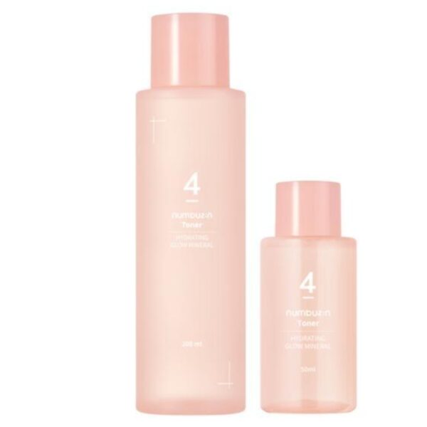 numbuzin No. 4 Hydrating Glow Mineral Toner 250ml Set - Image 7