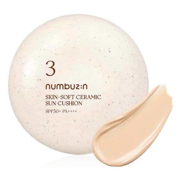 numbuzin No. 3 Skin-Soft Ceramic Sun Cushion SPF50+ PA++++