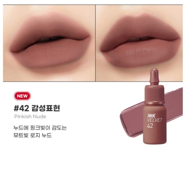 Peripera INK VELVET [#42 PINKISH NUDE] - Image 5