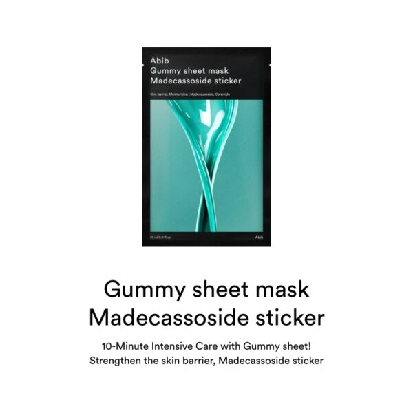 Abib Gummy Sheet Mask Madecassoside Sticker Set [10 Masks] - Image 2