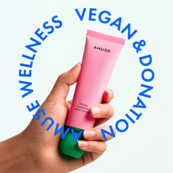 AMUSE Vegan Soybean Handcream [#Energy] (+Kuromi MIRROR BRUSH+Pouch) - Image 4