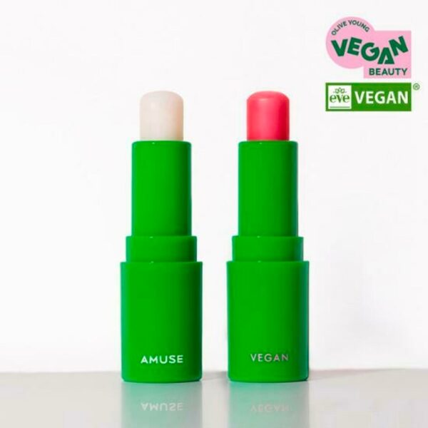 NEW💖 AMUSE Vegan Green Lip Blam [#2 Colors]