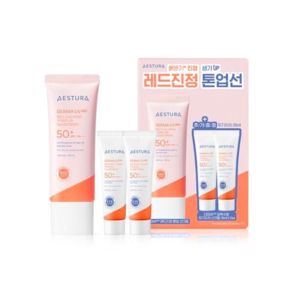 AESTURA Derma UV 365 Red Calming Tone-up Sunscreen Special Set