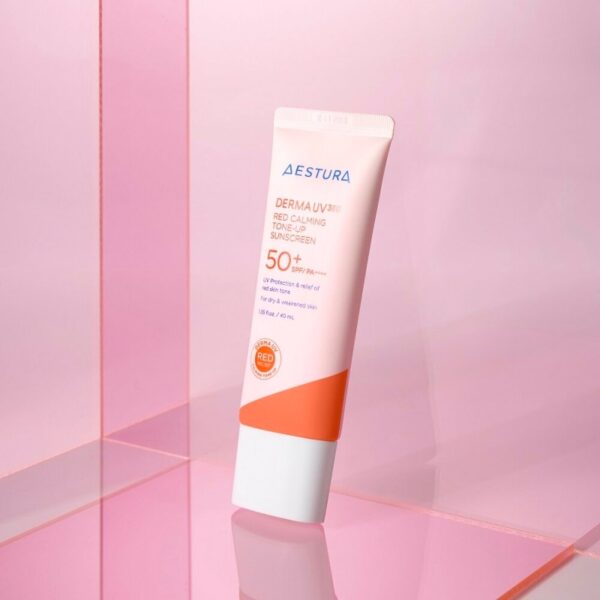AESTURA Derma UV 365 Red Calming Tone-up Sunscreen - Image 2