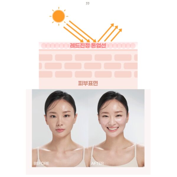 AESTURA Derma UV 365 Red Calming Tone-up Sunscreen - Image 4
