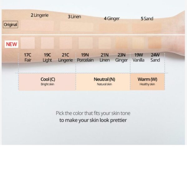 CLIO Kill Cover Skin Fixer Cushion [#21C Lingerie] (+Refill + pouch) - Image 7