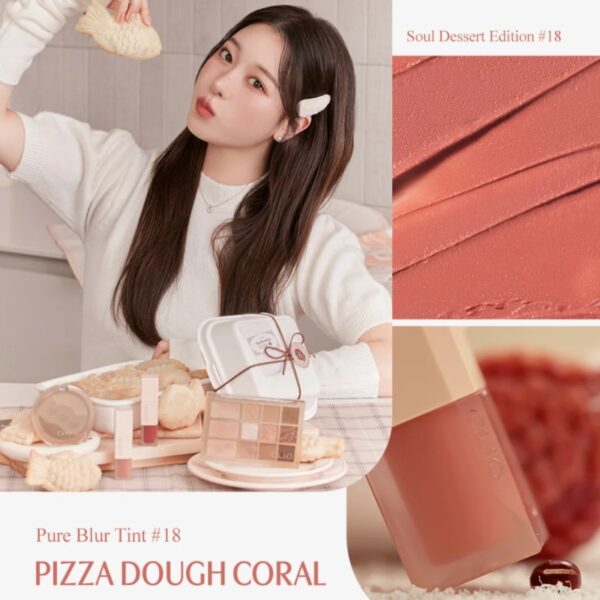 CLIO Chiffon Blur Tint [#17 Red Bean Filling] - Image 4
