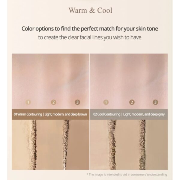 CLIO Shade & Shading Shading Brush Set [#02 Cool Contouring] - Image 3