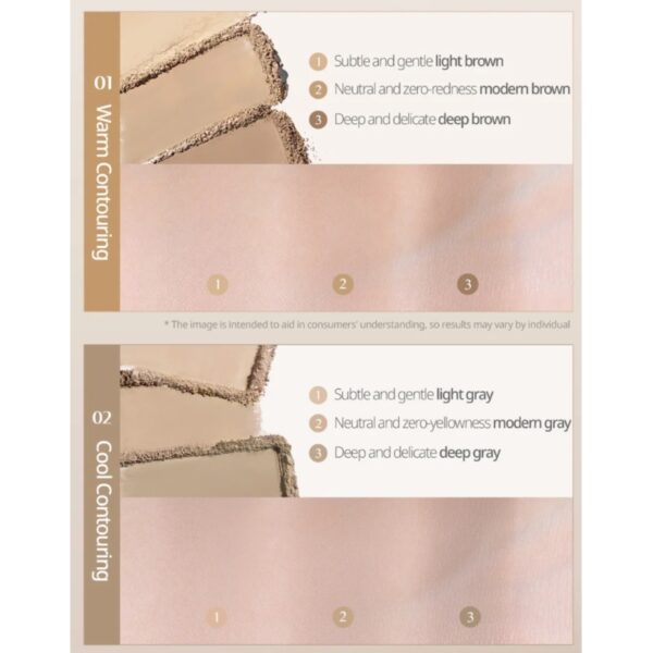 CLIO Shade & Shading Shading Brush Set [#02 Cool Contouring] - Image 7