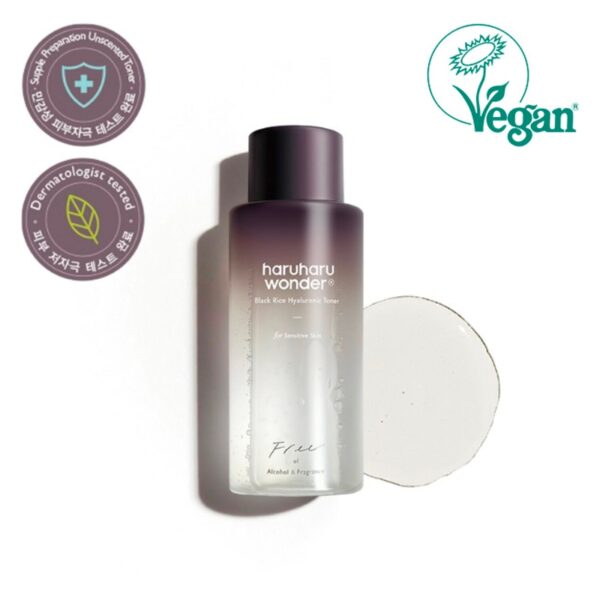 Haruharu wonder Black Rice Hyaluronic Toner & 50Pads Set - Image 2