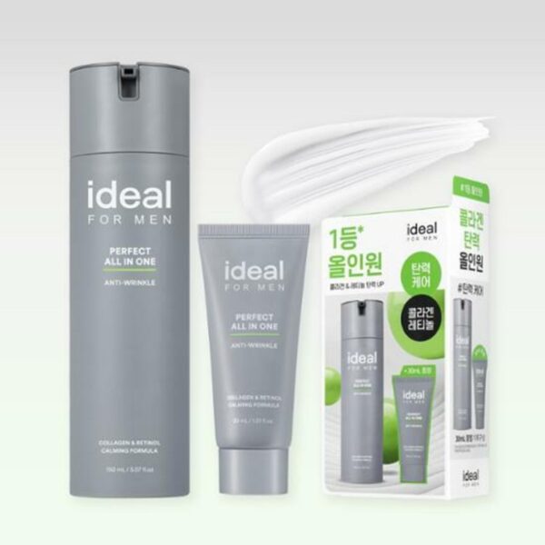 Ideal for Men Perfect All In One 150ml+30ml Set [#Anti-Wrinkle]