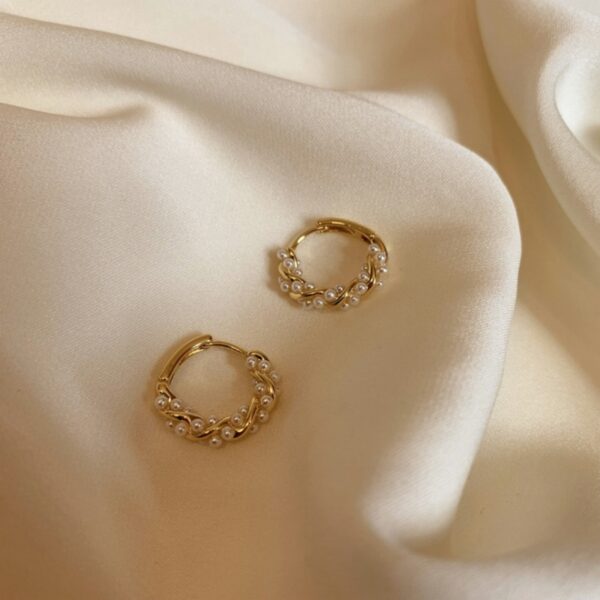 Priva bouquet ring earrings - Image 2