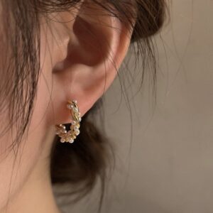 Priva bouquet ring earrings