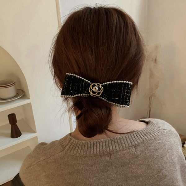 Camellia tweed Ribbon Pin - Image 3