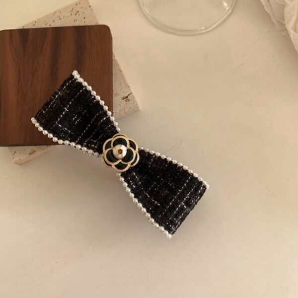 Camellia tweed Ribbon Pin - Image 4