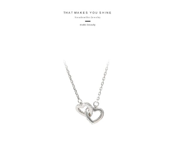 Blay Twin Heart Necklace - Image 4
