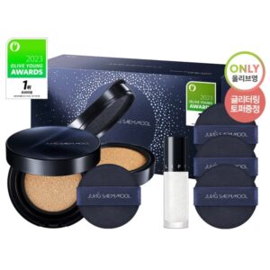 Essential Skin Nuder Cushion SPF50+ PA+++ Special Set [#FAIR LIGHT] + (Refill +  Lip Glitter Topper + 3 Puffs)