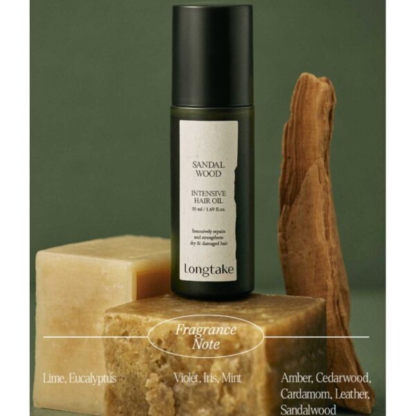Longtake Sandalwood Hair Oil Set - Image 2