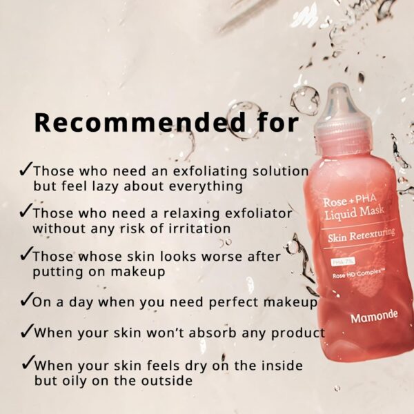 NEW MAMONDE Rose+Pha Liquid Mask Set (+Cream 50ml) - Image 7
