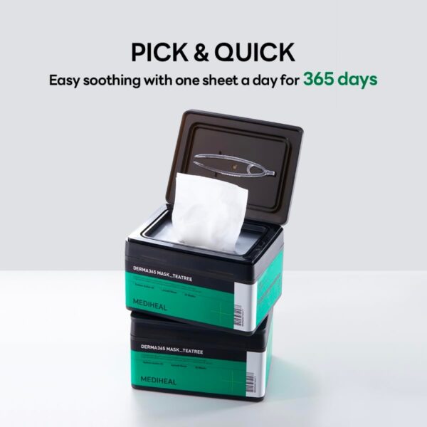 MEDIHEAL Derma365 Mask Teatree 30sheets [#3 Type] - Image 3