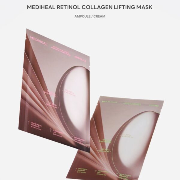 MEDIHEAL Retinol Collagen Lifting Mask [#Ampoule] - Image 2