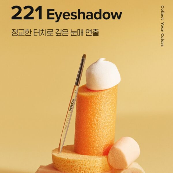 Piccasso Collezioni 221 Eyeshadow Brush - Image 2