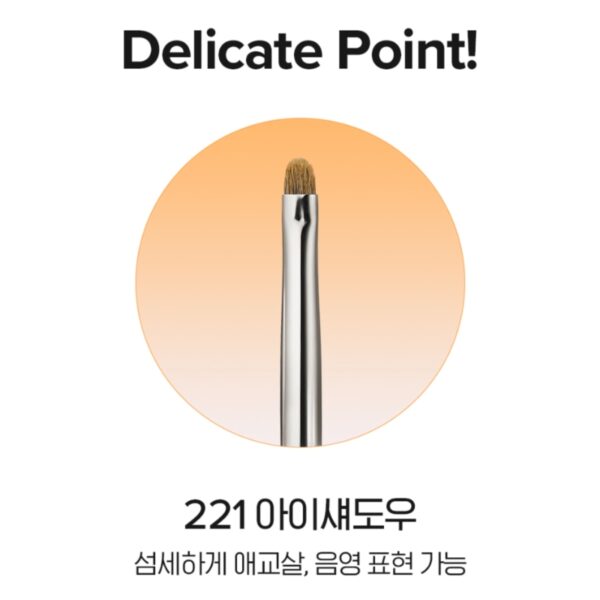 Piccasso Collezioni 221 Eyeshadow Brush - Image 3