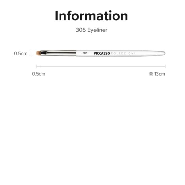Piccasso Collezioni 305 Eyeliner Brush - Image 4
