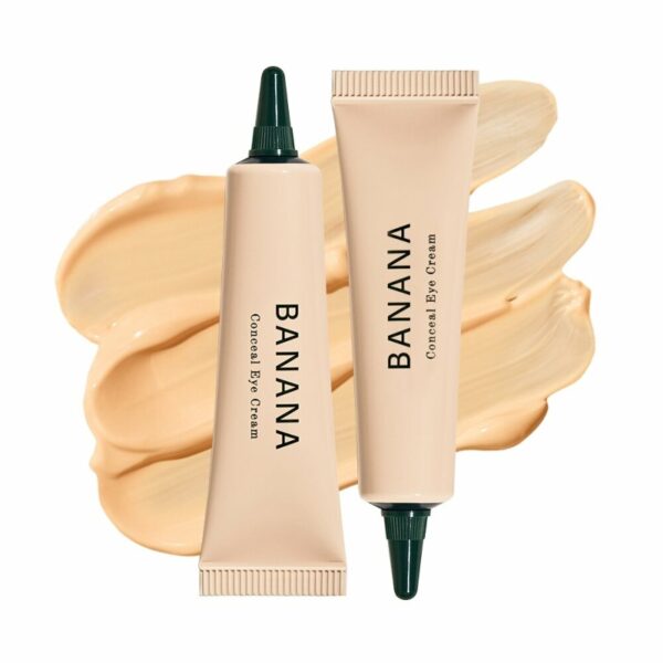 shaishaishai Banana Conceal Eye Cream Double Pack (+Mini Cushion Compact Case) - Image 2
