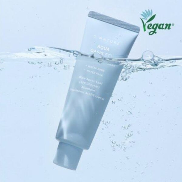 S.NATURE Aqua Oasis Gel Moisturizing Gel Cream 90mL Special Set (+Calming Pad 2P) - Image 4
