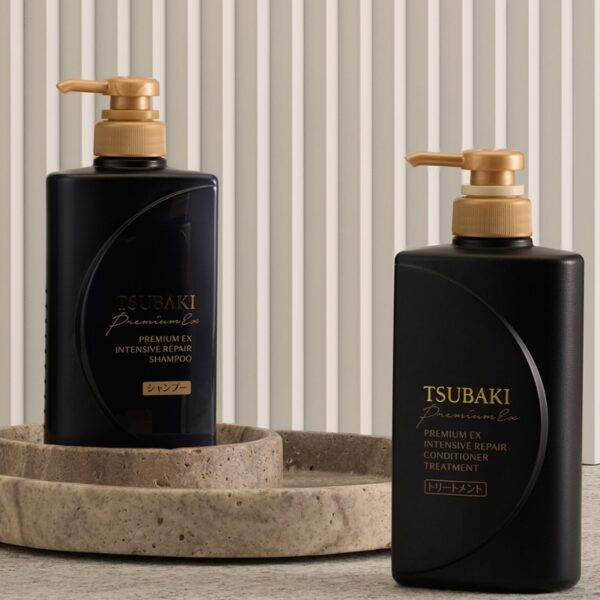 Shiseido Tsubaki Premium EX Intensive Repair Conditioner Treatment 490ml - Image 4
