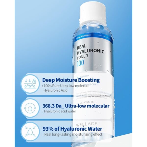 WELLAGE Real Hyaluronic 100 Toner - Image 4