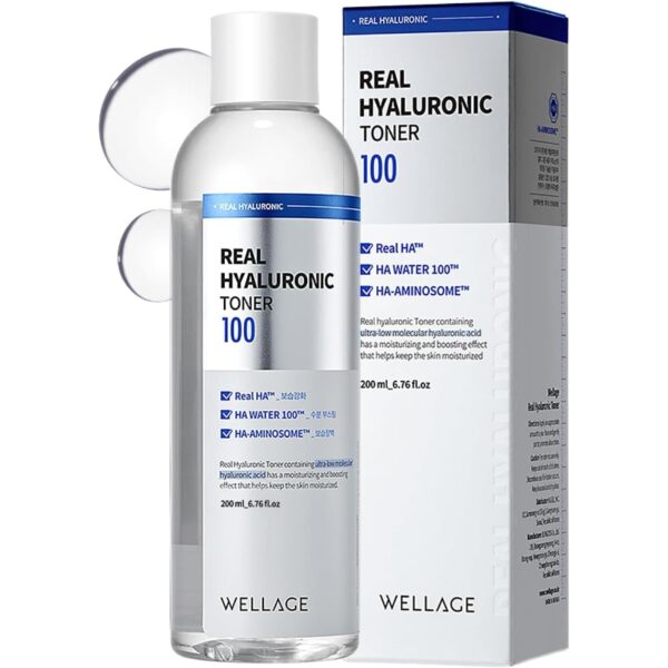 WELLAGE Real Hyaluronic 100 Toner
