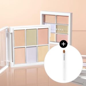 WAKEMAKE Defining Cover Conceal Fit Palette Brush Set [#2 COLORS]