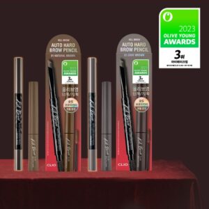 Clio Kill Brow Auto Hard Brow pencil & Brow Cara Set [#2 Colors](+lip & eye remover)