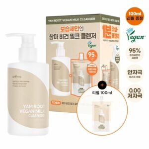 ISNTREE Yam Root Vegan Milk Cleanser 320ml Set