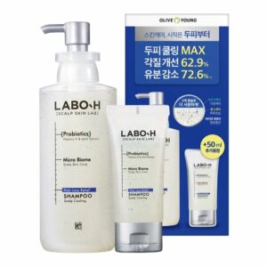 LABO-H Hair Loss Relief Shampoo Scalp Cooling Set